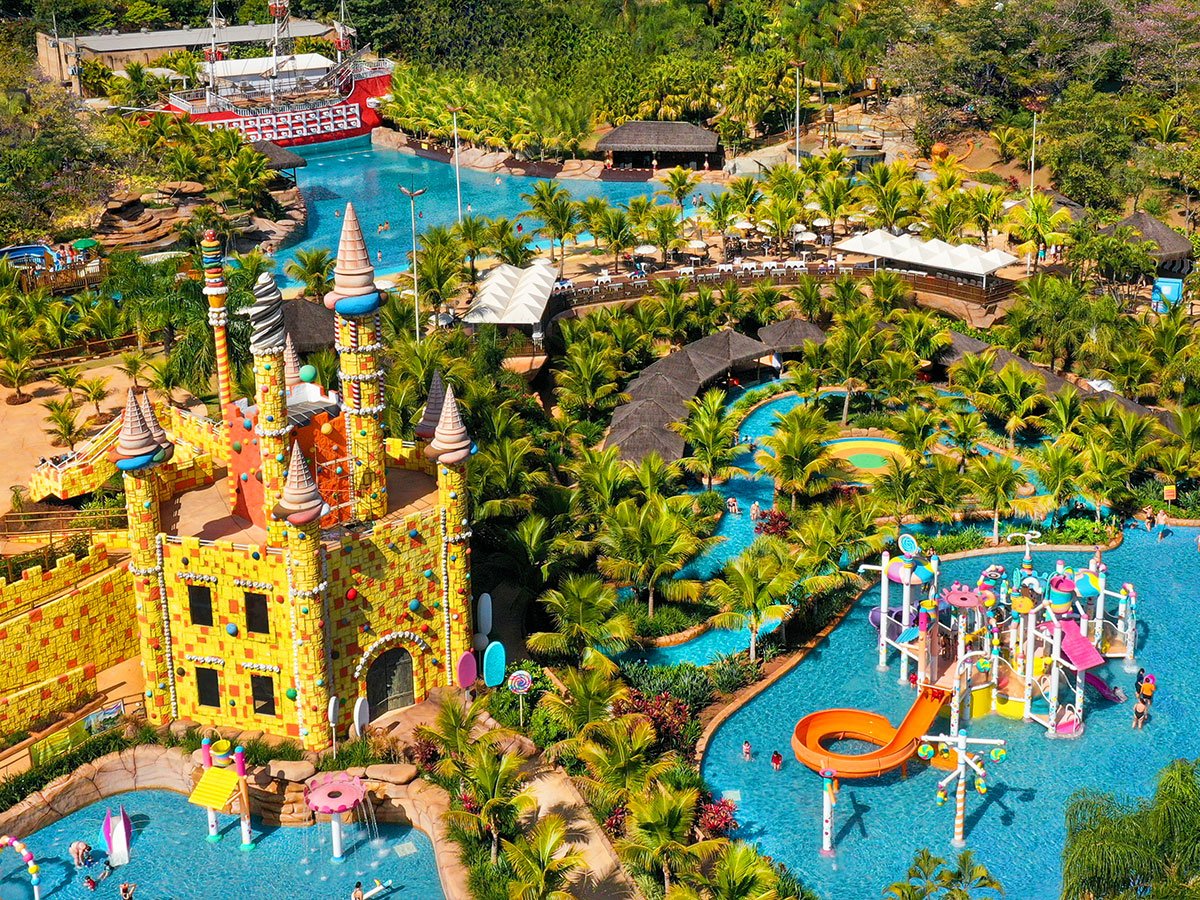Parque infantil do Thermas de São Pedro